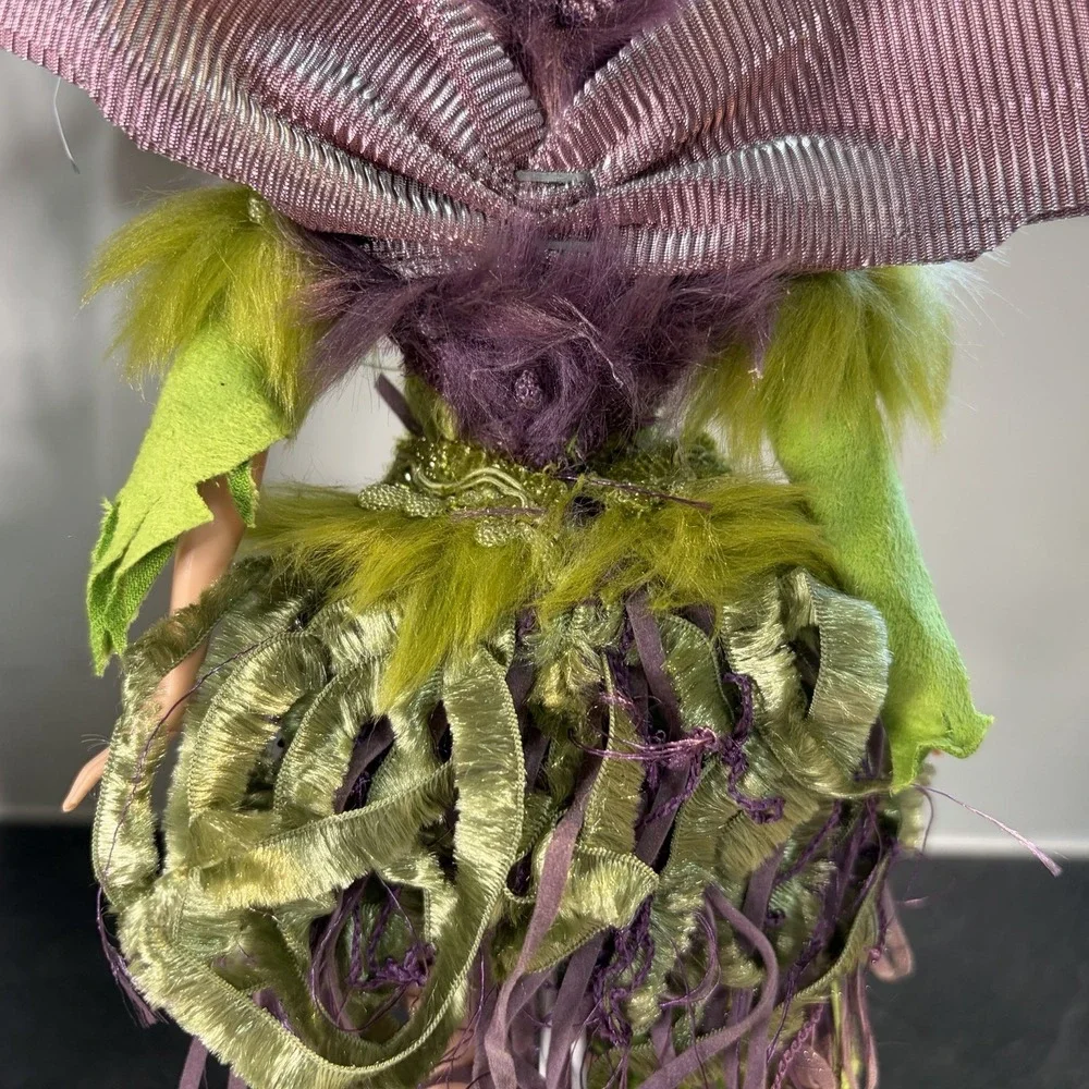 OOAK Green‎ Fairy Doll 12